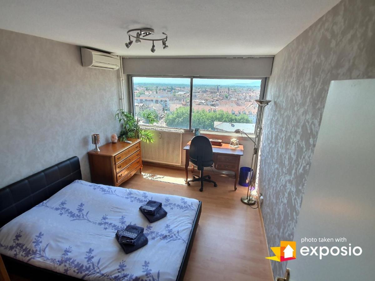 Bel Appartement Avec Vue Splendide Sur Toute La Ville De Colmar - Parking Gratuit Exteriér fotografie