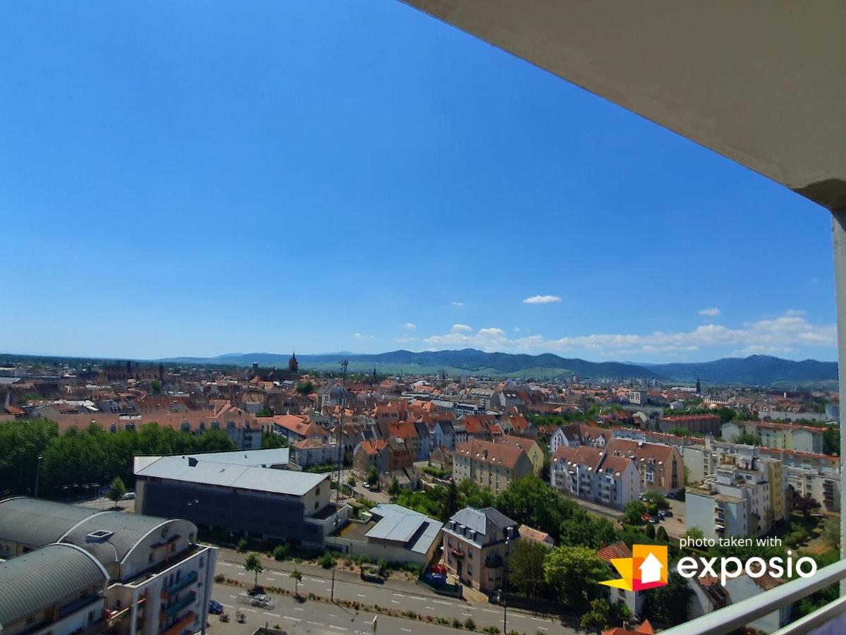 Bel Appartement Avec Vue Splendide Sur Toute La Ville De Colmar - Parking Gratuit Exteriér fotografie