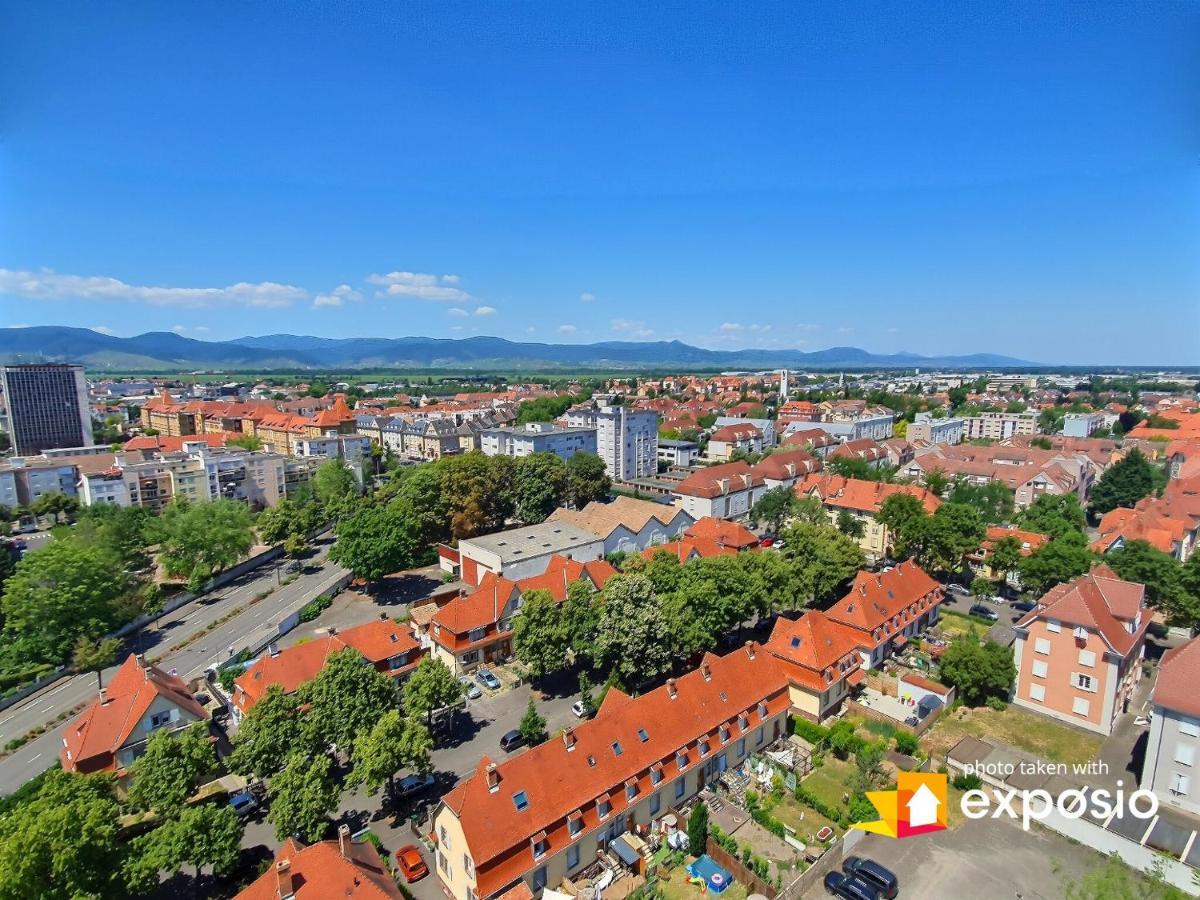 Bel Appartement Avec Vue Splendide Sur Toute La Ville De Colmar - Parking Gratuit Exteriér fotografie