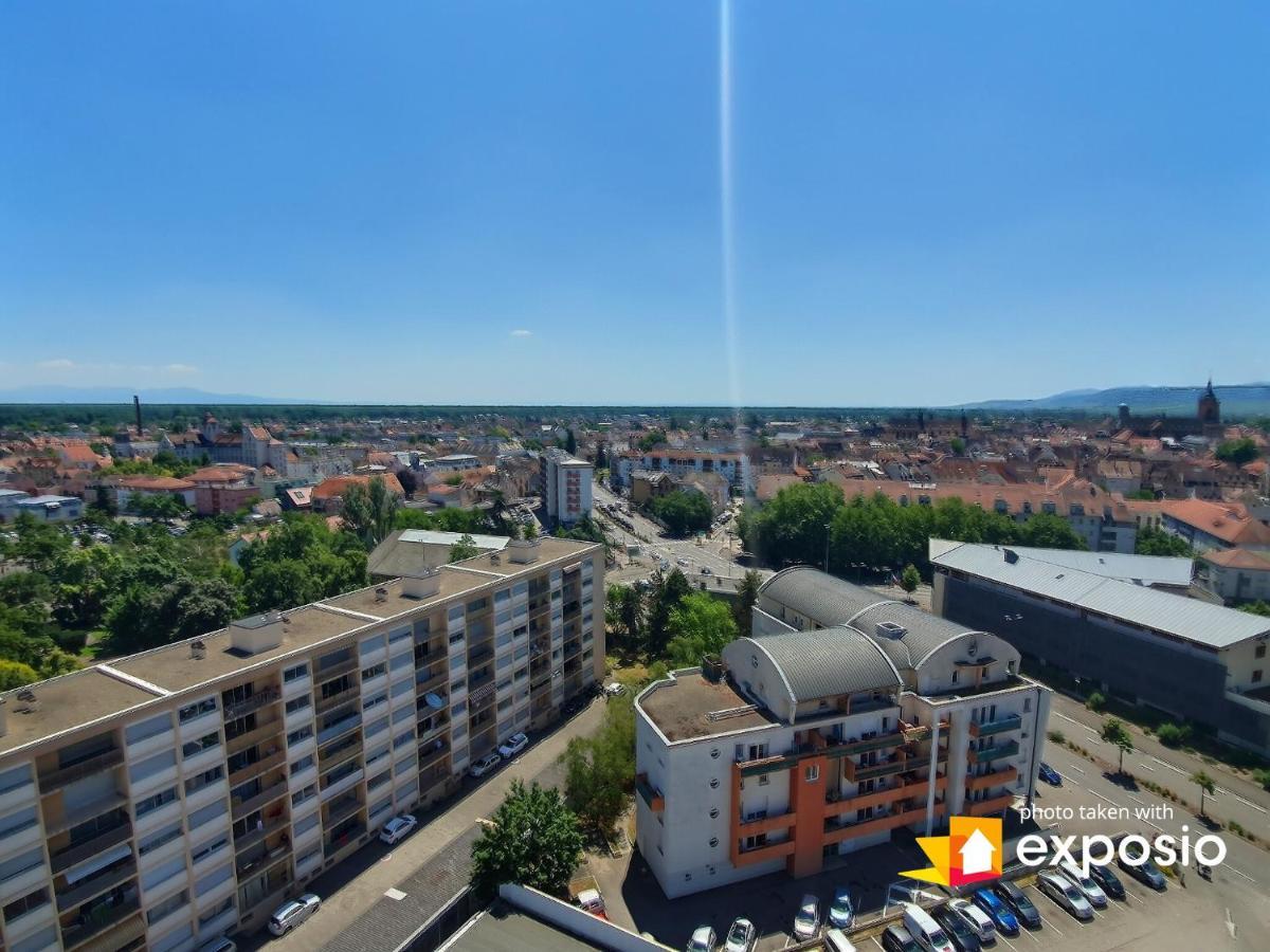 Bel Appartement Avec Vue Splendide Sur Toute La Ville De Colmar - Parking Gratuit Exteriér fotografie